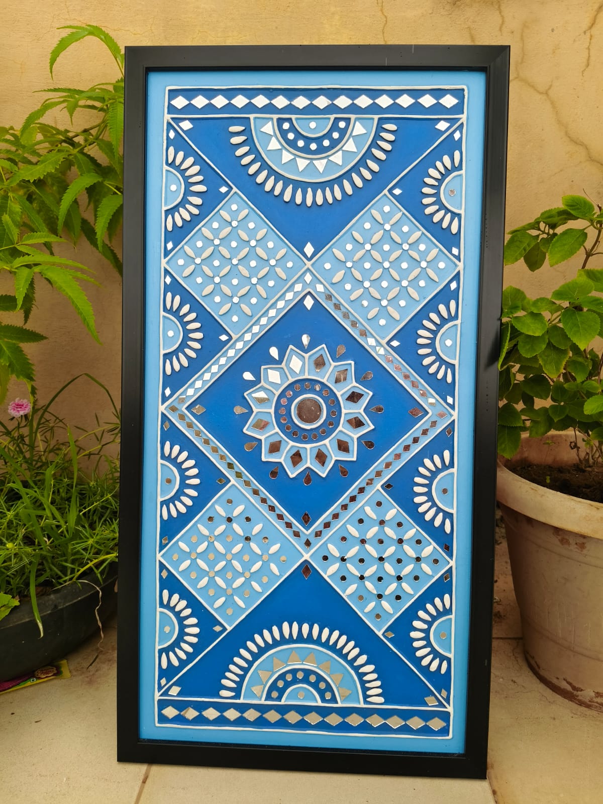 Floral Encast Platter